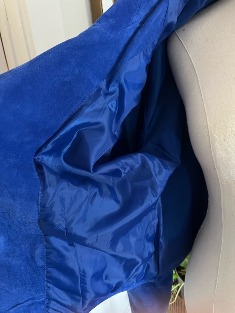 Chico’s Royal Blue Suede Jacket - Picture 7 of 11